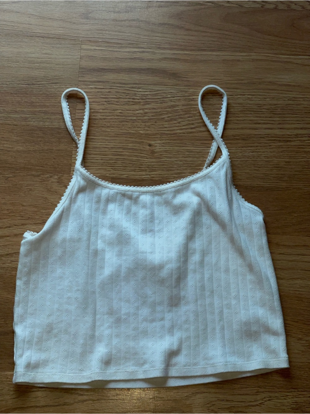 AE Pointelle Crop Cami